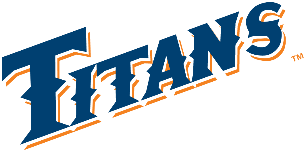 Cal State Fullerton Titans 1992-2009 Wordmark Logo v2 diy DTF decal sticker